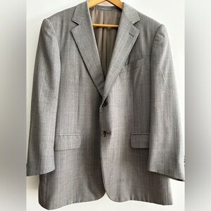 Ermenegildo Zegna Wool Blazer Suit Jacket Gray US42/IT52 - With Imperfection